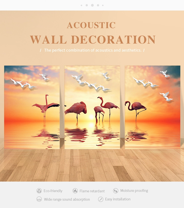 Customized Fabric Printing Acoustic Art Panels for Wall Ceiling