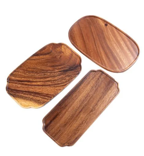 Charcuterie Board Octagon Wooden Serving Wood Tray for Food, Fruit