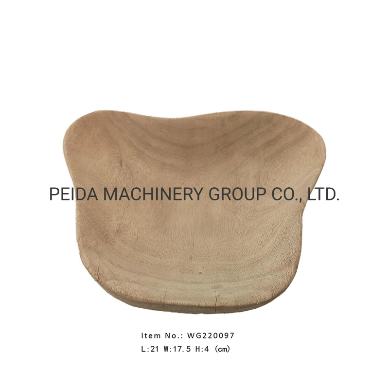 Handmade High Quality Art and Craft Wooden Fruit Bowl with Unique Round Base