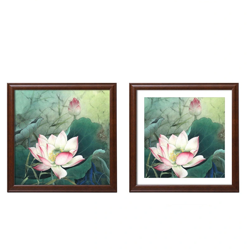 Chinese Painting Mounted Picture Frame Wooden Strip Photo Frame Self-Assemble Wall Hanging Frame 0702