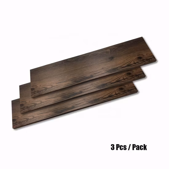 Wall Mounted Display Rustic Floating Wooden Shelf for Home Decoration
