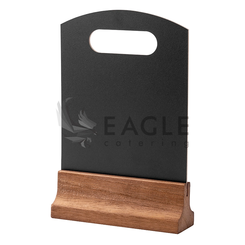 Mini Tabletop Blackboard with Wooden Stand