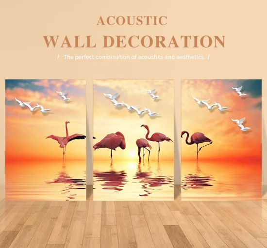 Customized Fabric Printing Acoustic Art Panels for Wall Ceiling