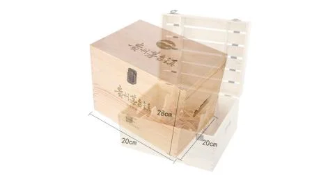 Wooden Wine Box, for Package, Promotional and Protection