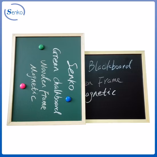 Creative 30*20 Children′s Wooden Frame Single Sided Mini Blackboard