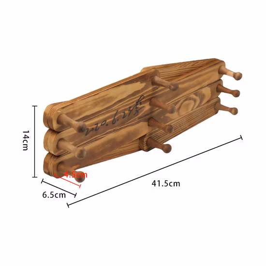 Wall Mounted Wooden Bathroom Kitchen Rack Storage Shelves