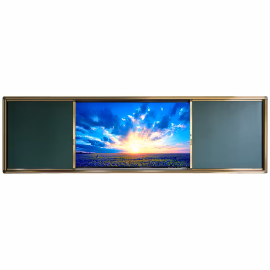 Table Standing Chalkboard with Base for Home or Bar Use