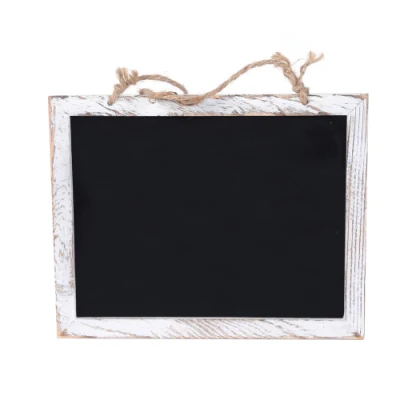 Shabby Chic Wooden Frame Wall Hanging Rustic Wooden Chalkboard