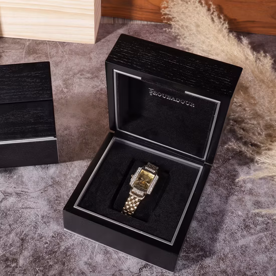 Black Piano Lacquer Wooden Champagne Wine Box