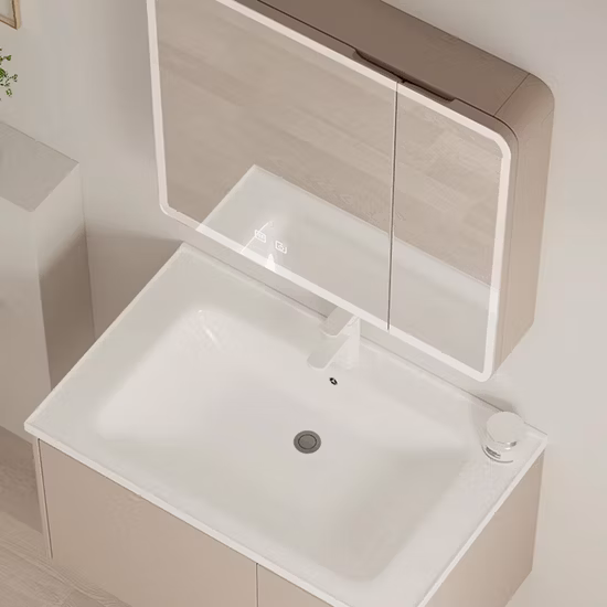 Home/Hotel Furniture Solid Wood Wall Mounted Bathroom Shelves