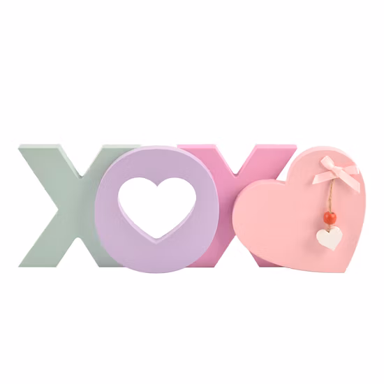 Home Baby One Hollow Letter Logo Wooden Ornament